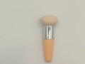 Pilzkopf-Make-up-Schwamm mit pfirsichfarbenem Griff und beigem Latex-Aufsatz - Hautfarben