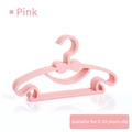 Pink bow-knot kids clothes hangers with non-slip hooks for babies and toddlers - Pink