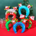 Cerchietto natalizio gonfiabile con motivo Babbo Natale per decorazioni di feste natalizie - Palloncino Per Cerchietto Di Natale