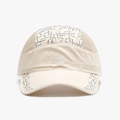 Beige quick-dry baseball cap with breathable mesh and KEIRUI logo for sun protection - Adjustable / Khaki