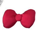 Pinza para el pelo con lazo rojo acolchado estilo japonés dulce para niñas pequeñas - Pinza para el cabello con lazo acolchado rojo