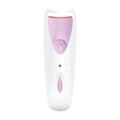 Electric eyelash curler in white and pink design with cute paw pattern heating pad - Purple