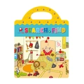 Search and Find children's cardboard book with portable handle and animal illustrations - Quiet Morning Style