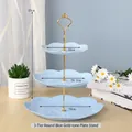 3-Layer Round Blue Gold