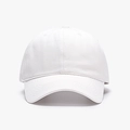 Gorra de béisbol clásica de algodón lavado blanco puro para deportes al aire libre unisex - Ajustable / Blanco