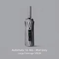 Automatic 16-rib folding umbrella in misty grey with UPF 50+ sun protection - Enlarged 16 Ribs - K Series / Mist Grey