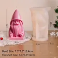 Καλούπι σιλικόνης για κεριά Άγιος Βασίλης DIY με χωρητικότητα 240ml για δώρα - Άγιος Βασίλης A ZL-79