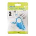 Blue angel wing personal safety alarm in retail packaging 90dB for women defense - 32*58*20MM / Blue
