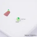 Mini tomate en résine vert clair de 0,6 cm pour maison de poupée et bricolage manuel - Tomate Verte de 0,6 cm