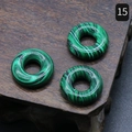Malachite pattern green abacus beads in round ring shape for jewelry DIY making - Malachite (Synthetic)