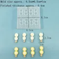 Translucent silicone mold for DIY flower and lollipop shaped candy or fondant cake - 9120-Mini Skewers B