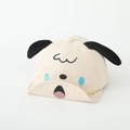 Beige baby baseball cap with cartoon animal ears and character embroidery - 50cm (1-3 Years) / Beige