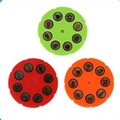 Three colorful projection slide discs for deer drawing board toy in red green orange - 3 Projection Disks 24 Patterns