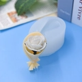 Silikonform für Blumenstrauß zum Backen mit 3D-Rosen-Ergebnissen für DIY - Rosenstrauß-Stil