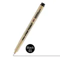 Penna da disegno JiMiao con punta fine 01 e inchiostro d'archivio nero impermeabile - 01 Larghezza della Linea / Nero