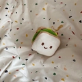 Macro detail of plush sandwich keychain featuring colorful layers and soft fabric texture - Complete Sandwich / Chain Style