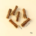 Natural wooden sticks for Christmas decor and pet chewing, 42g set of 7cm branches - Birch Branches 6 Bundles