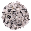 Irregular natural black rutilated quartz stone beads with pre-drilled holes for DIY jewelry - Black Rutilated Quartz