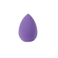 Tear-drop shaped purple makeup sponge for smooth blending and seamless foundation application - Teardrop Shape - Deep Purple