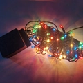 Multicolor LED Christmas string lights with EK-04 controller and IP44 waterproof rating - 4.5M Colorful LED Lights (90 LEDs) (PS-49)