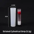 Stampo in silicone cilindrico a righe per ciondolo fai-da-te diametro di 1,5 cm - Colonna cilindrica a righe