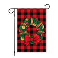 Garden Flag 02 (Plaid Wreath)