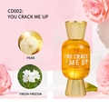 YOU CRACK ME UP 200ml fragrance mist with pear and freesia notes in amber bottle - CD002 YOU CRACK ME UP/200ml