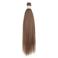 Extension de cheveux Easy Braid marron de 26 pouces avec finition en dégradé - Brun Moyen (FR 6B)