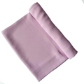 Elegant pale pink satin chiffon scarf featuring delicate pleated texture and soft fabric drapes - 180*70cm / Pale Pink (36#)