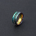 Rainbow plated stainless steel spinning ring with rotating Cuban chain decompression band - All Rainbow