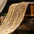 Elegant gold glitter string curtain for door divider and home decor in modern style - 1x2m / Champagne