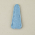 Vintage stainless steel scissors accessory with a premium blue leather protective case - Light Blue Case