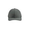 Detail of dark grey quick-dry baseball cap with laser-cut side ventilation holes - Dark Gray