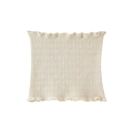 Conjunto de punto de 3 piezas con top palabra de honor crema y detalles de ganchillo - S / Top de Tubo Blanco Roto