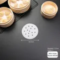 Round 5 inch perforated steaming paper with non-stick silicone oil coating - 5 Inches (12cm)
