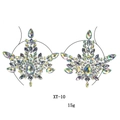 XT-10 resin chest gem stickers with 15g iridescent laser gems for festival parties - XT-10 Iridescent Decor Sticker