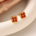 000658 Red Earrings