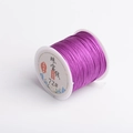 Purple No. 72 Chinese knot jewelry cord on spool for DIY handmade weaving projects - Purple Red No.32 / 72# Line/40 Meters