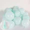 Pack of 20 thick 10-inch light green matte latex balloons for wedding and party decoration - Macaron Tiffany Blue