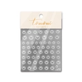 Self-adhesive silver hollow butterfly nail art stickers with ultra-thin flexible texture - Hollow Butterfly (to2022)