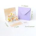 3D pop-up daisy flower greeting card with purple envelope and sealing sticker set - Style E-Multicolor Daisy 3D Floral