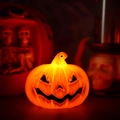 Glow orange Halloween pumpkin LED lantern with warm light for festive party decoration - Small Pumpkin Lantern
