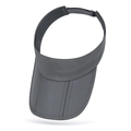 Visera deportiva gris oscuro de secado rápido plegable con ventilación y correa ajustable - Ajustable / gris oscuro