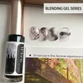 Mobray Y10 8ml Marmor-Nageltinte in Schwarz mit Smoky-Effekt und Nageltips-Display - Grauschwarzes Smudge Liquid (Y.10)