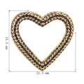 Cierre de corazón dorado con circonitas negras, tamaño 21,5mm para joyería DIY - Estilo 15: Cierre De Conexión De Cobre Con Circonita Microengastada