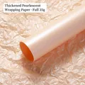 Thickened 35g pearlized champagne gold tissue paper roll for floral and gift wrapping - Thickened Pearlescent Sydney Paper [Champagne Pink]
