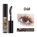 Waterproof mascara 04 dark coffee brown shade for thick curling long lashes - No.4 Brown