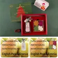 Christmas scented candle gift set with reindeer and English Pear and Freesia aroma - English Pear & Freesia Gift Set
