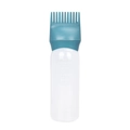 Transparente Haarfärbeflasche mit blaugrünem Kammaufsatz und 7-Unzen-Skalierung - Dunkelgrün