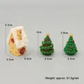 Miniatur Schneehaus und Weihnachtsbaum Set mit detaillierten Maßen und Gewichtsangaben - [Set 2] 3-teilige Schneehaus-Kombi